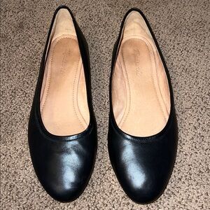 Madewell Reid Black Ballet Flats ballet size 9
